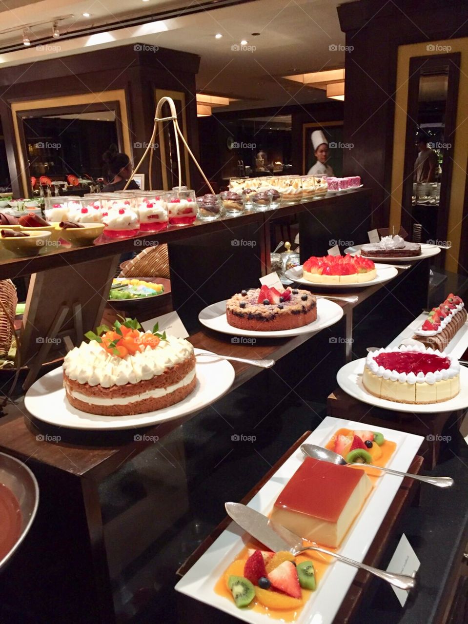 Cake on buffet