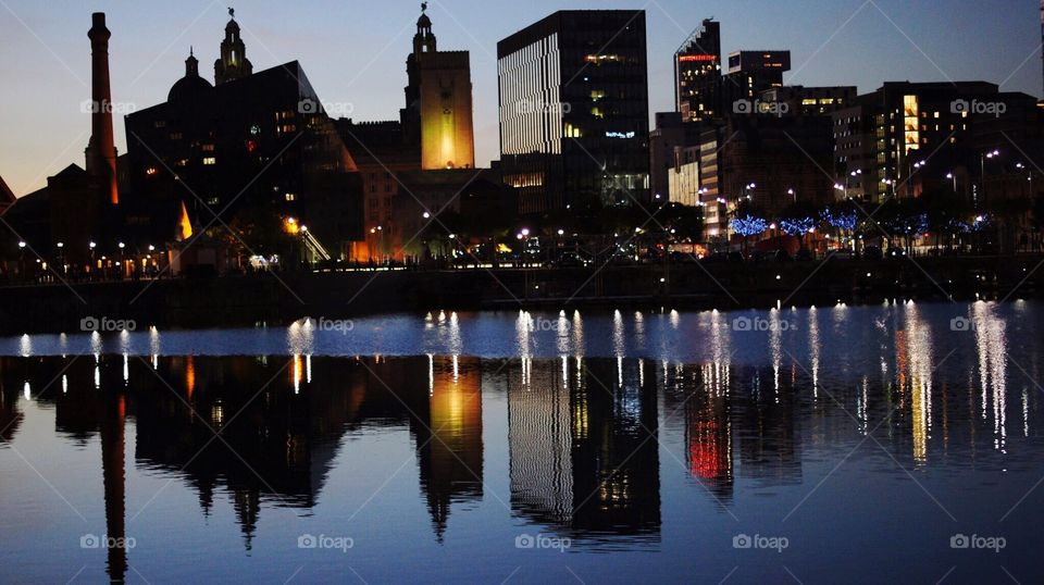 Night scape 
Liverpool
