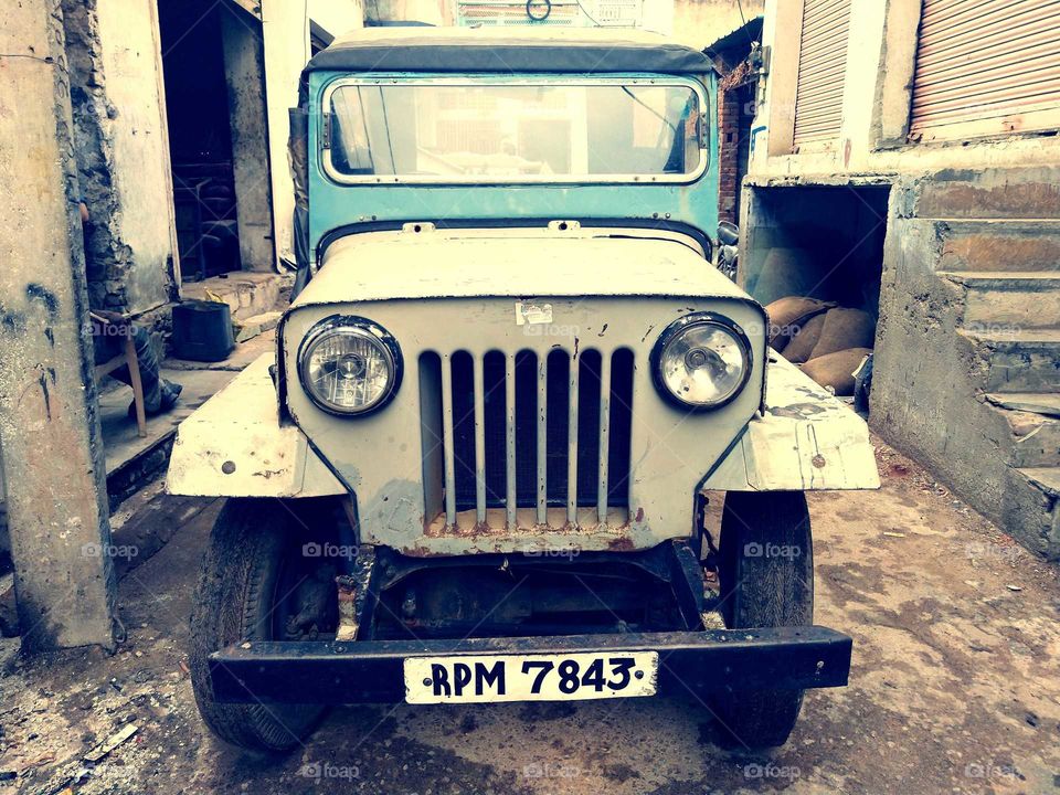 Indian old Jeep