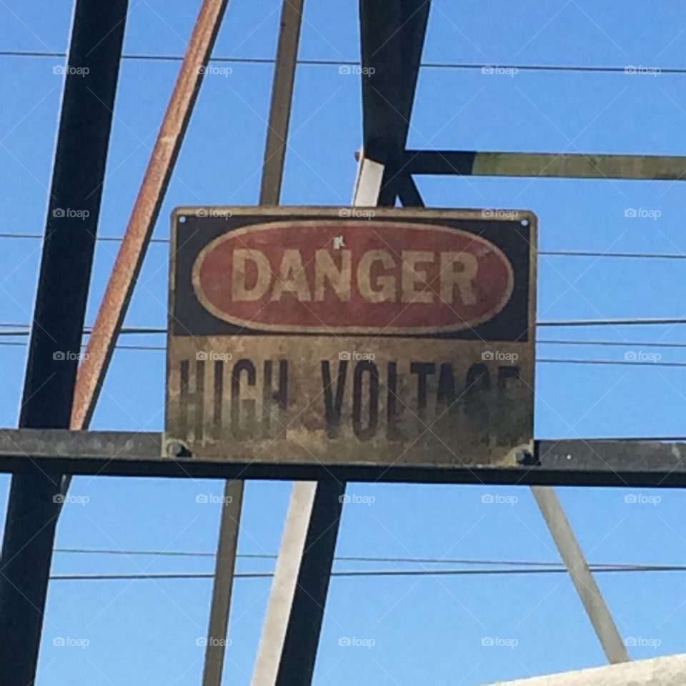 Danger. Sign