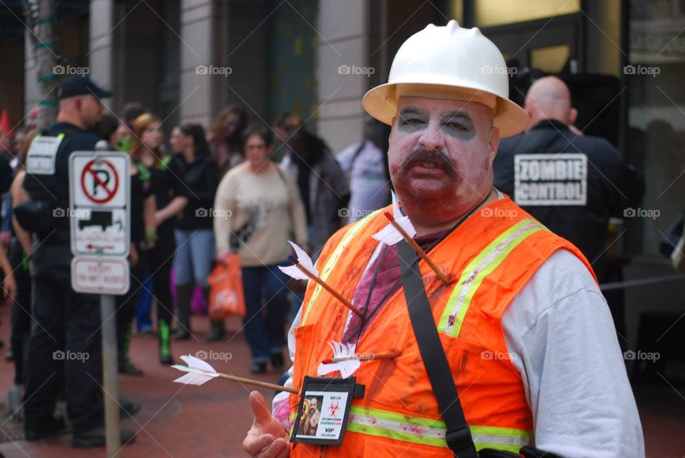 Zombycon construction worker