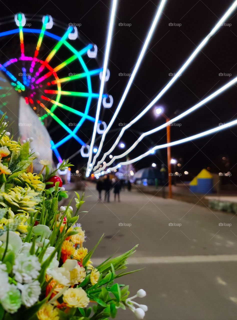 Flowers and rides