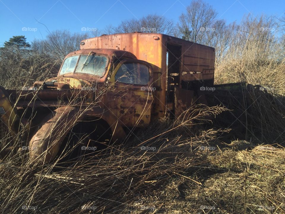 Abandoned, No Person, Vehicle, Farm, Agriculture