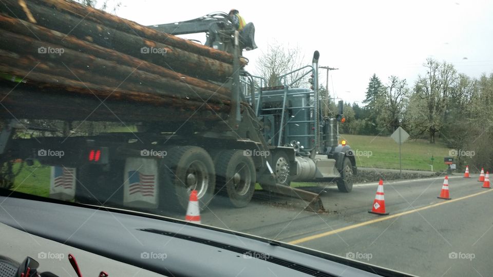 Reloading after truck roll over