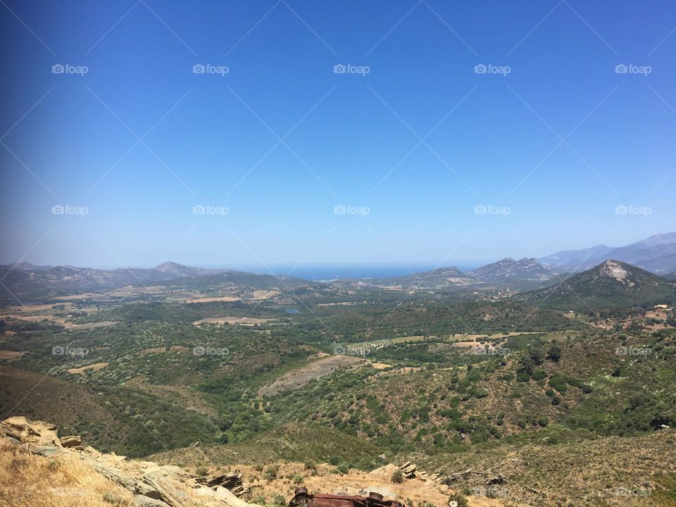 Mountains in Corsica 