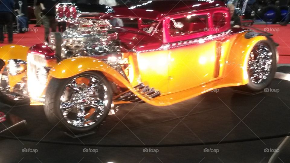 Sweet hot rod . went to carshow called world of wheels 2015 boston 