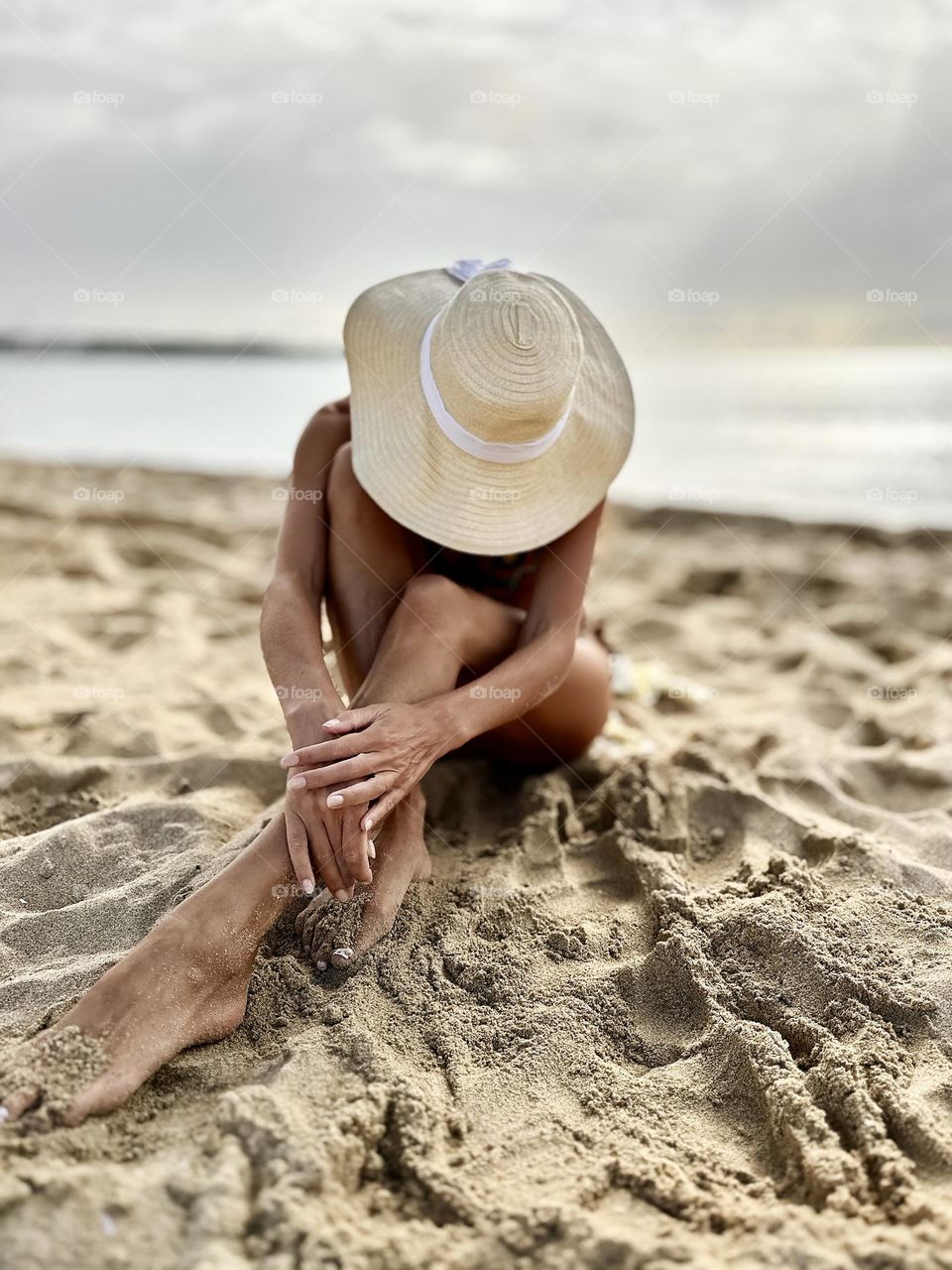 Brown tropical beach 