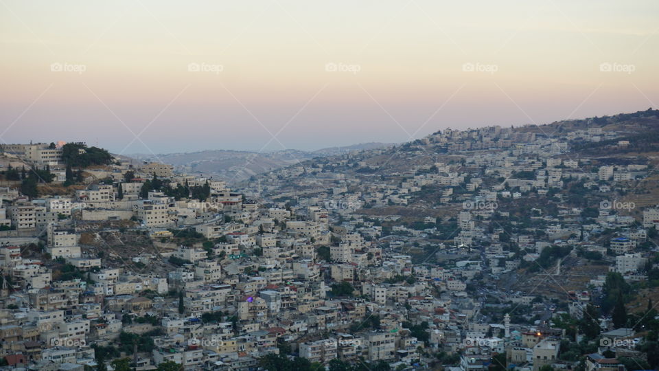 Image of a have city on a mountaintop.
