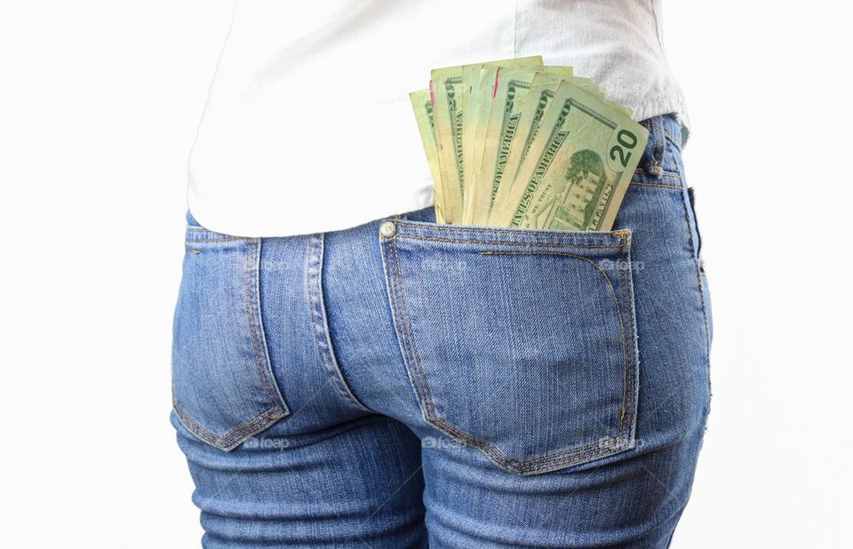 Money in back pocket