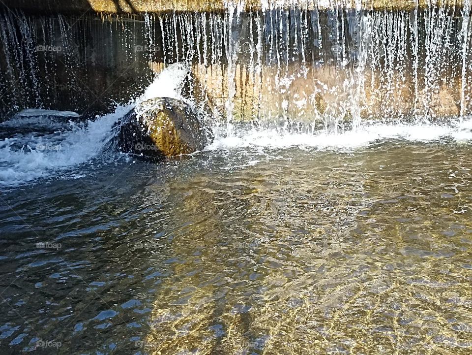 waterfall spring nature