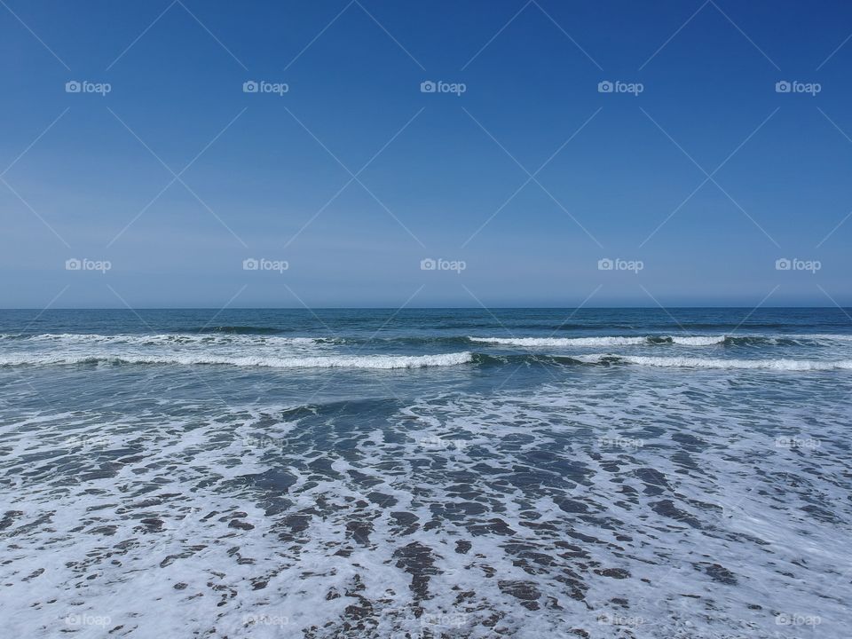 drone photography at Stinson Beach on a beautiful day
