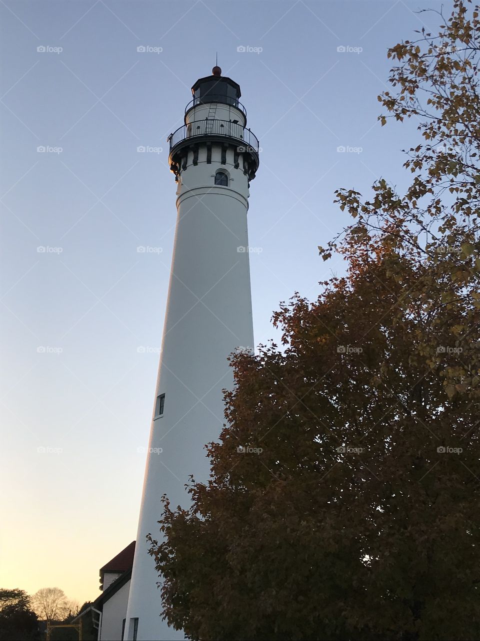 Fall lighthouse