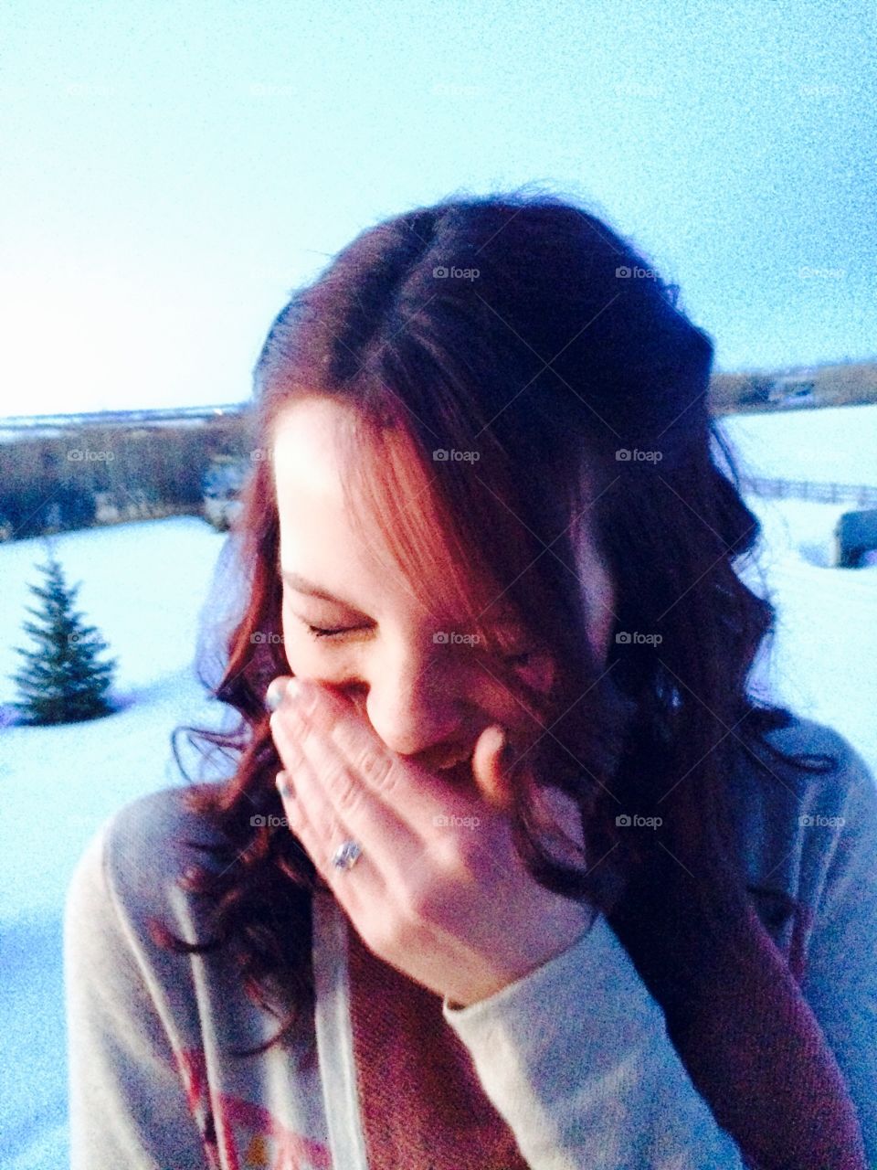 Close-up of woman smiling