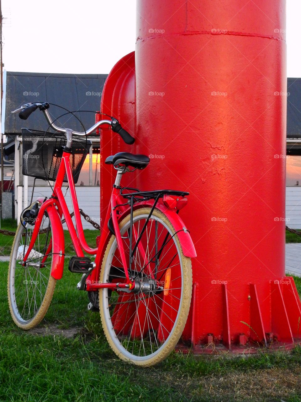 Red bike