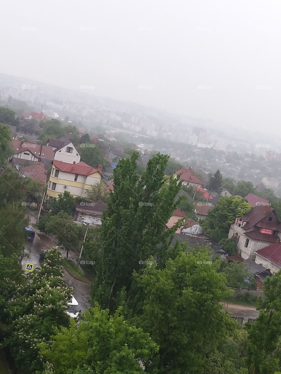 it's raining outside