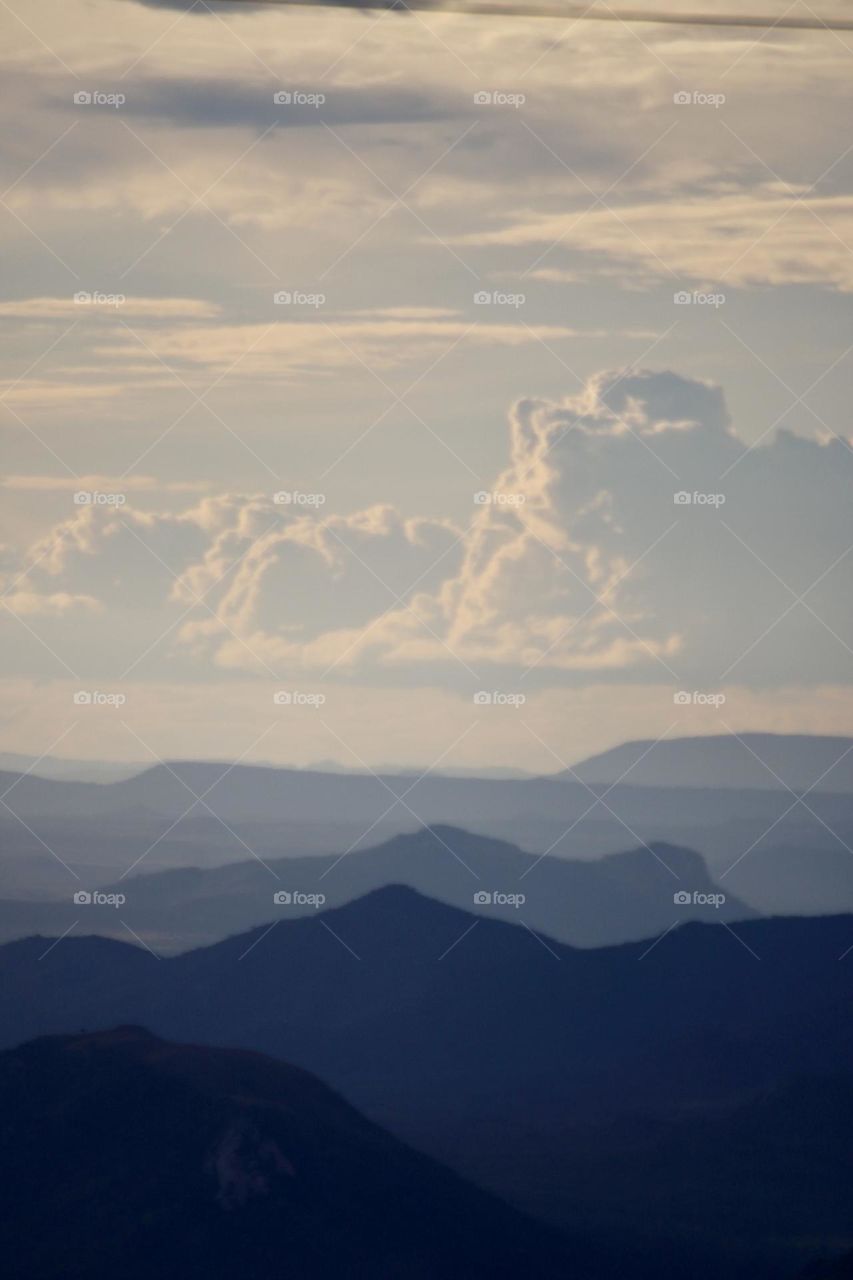 Bvumba Mountains at sunset 