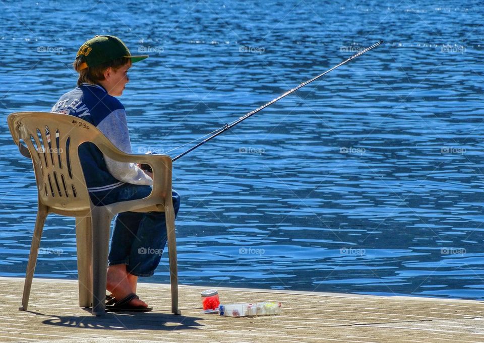 Boy Fishing