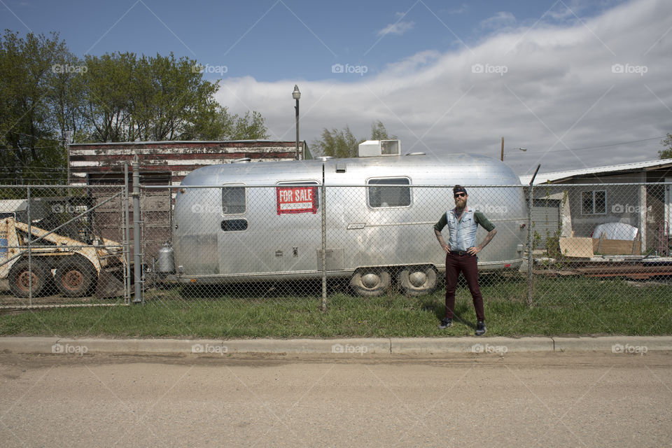 Hipster and Airstream