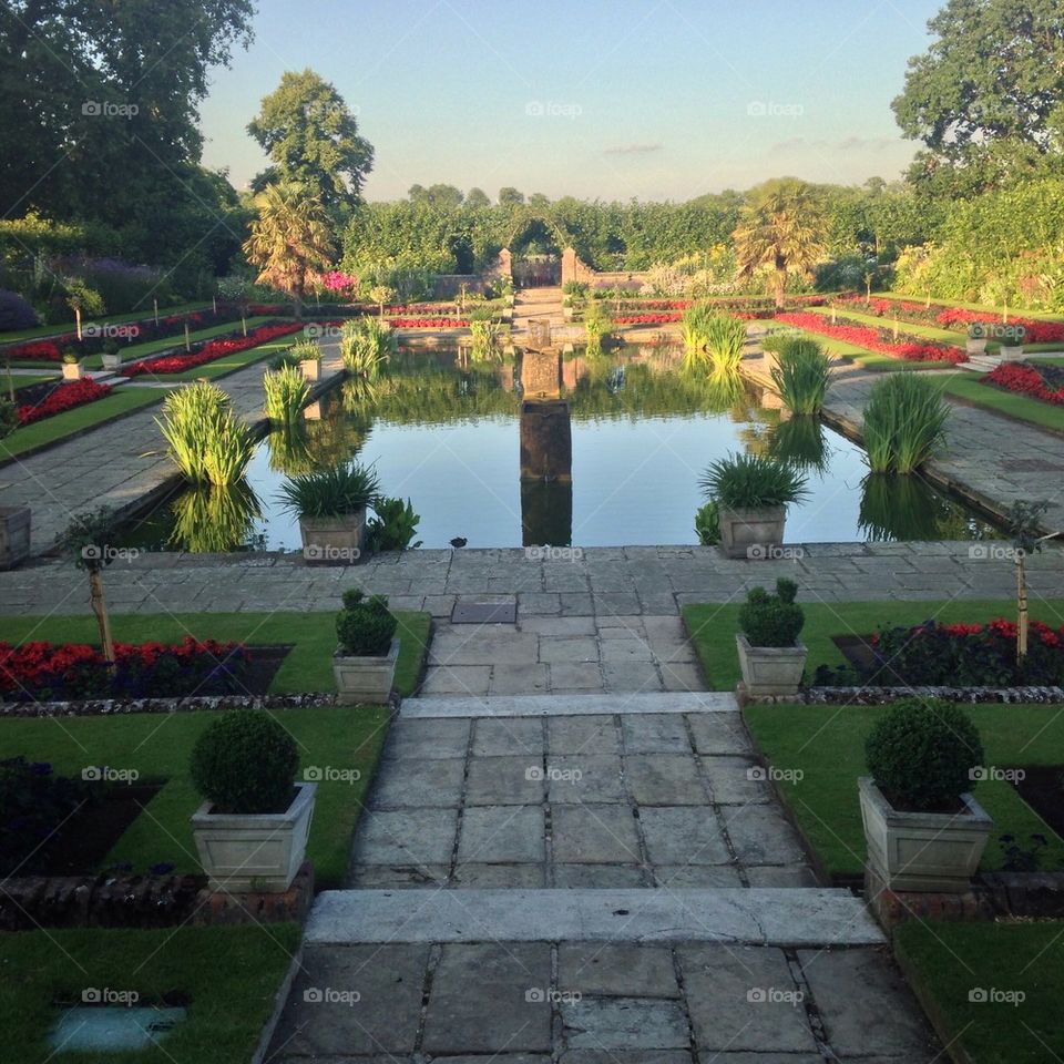 Sunken garden