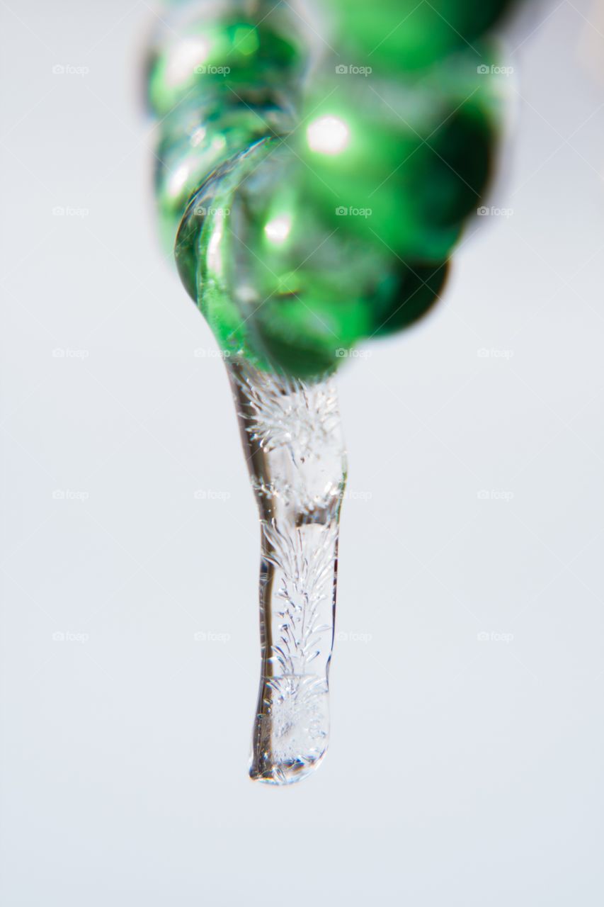 Ice on beads