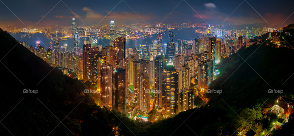 Hong Kong Skyline from above