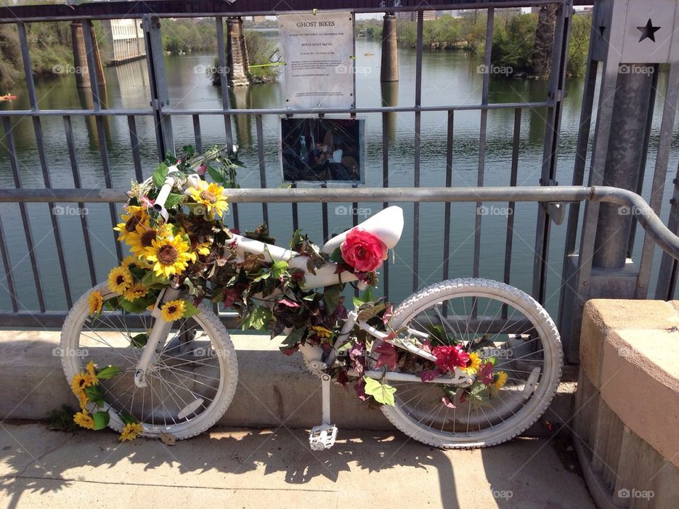Bike art in Austin Texas 