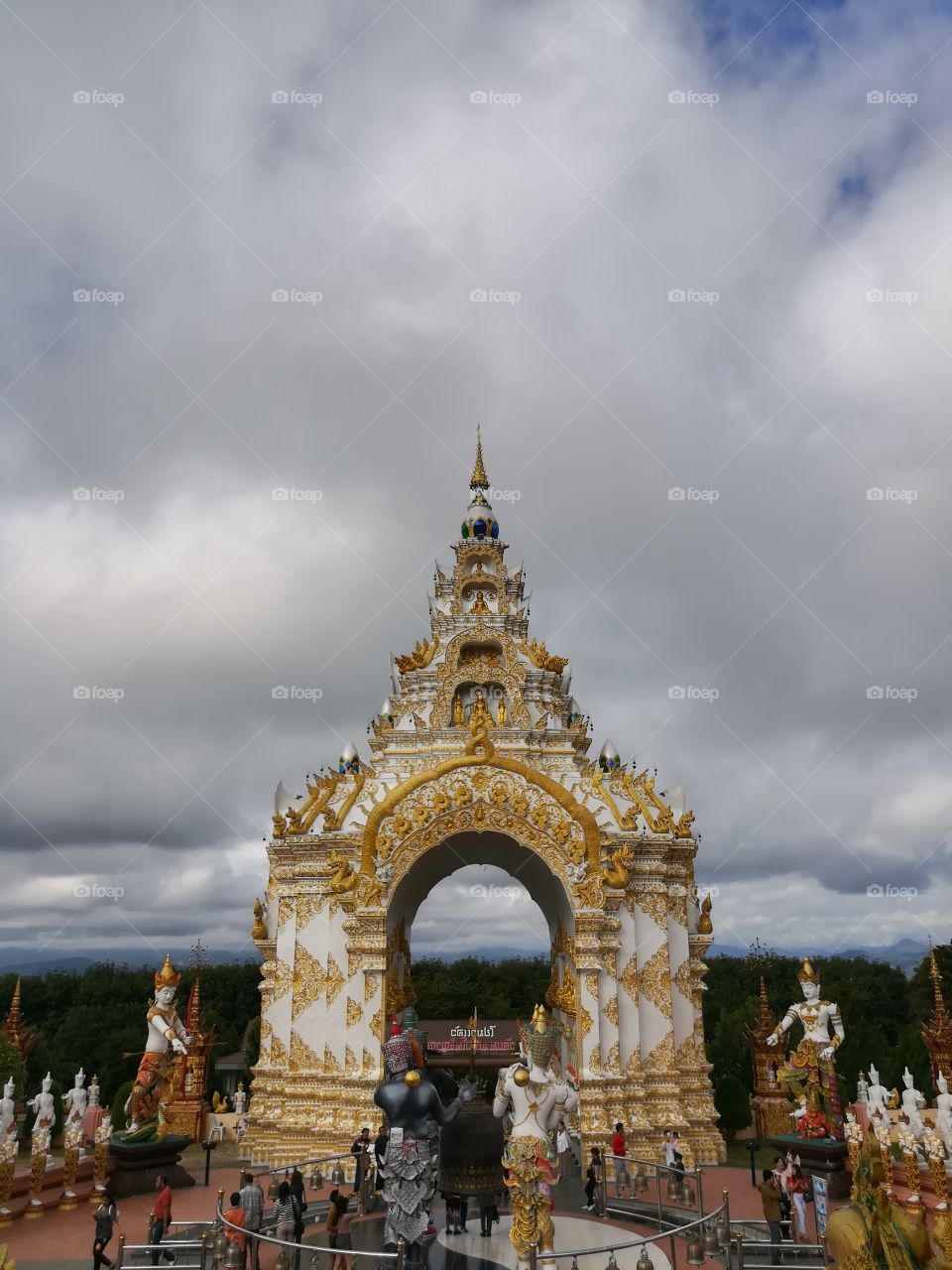 A corner in sangkaew temple