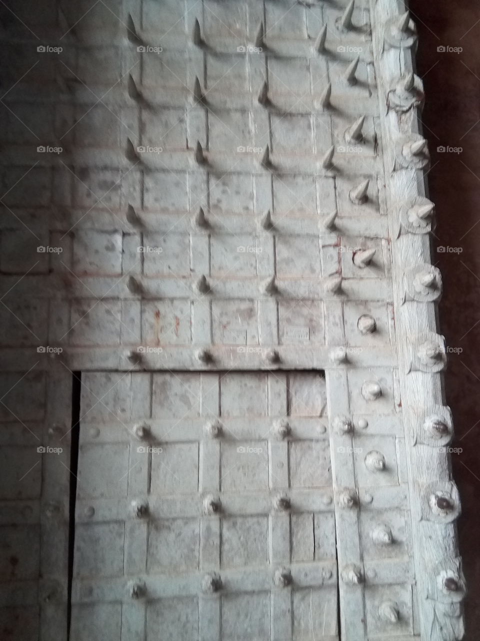 Ancient main gate of fort at Bathinda city.