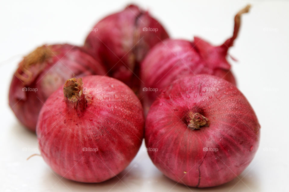 Studio shot of onions