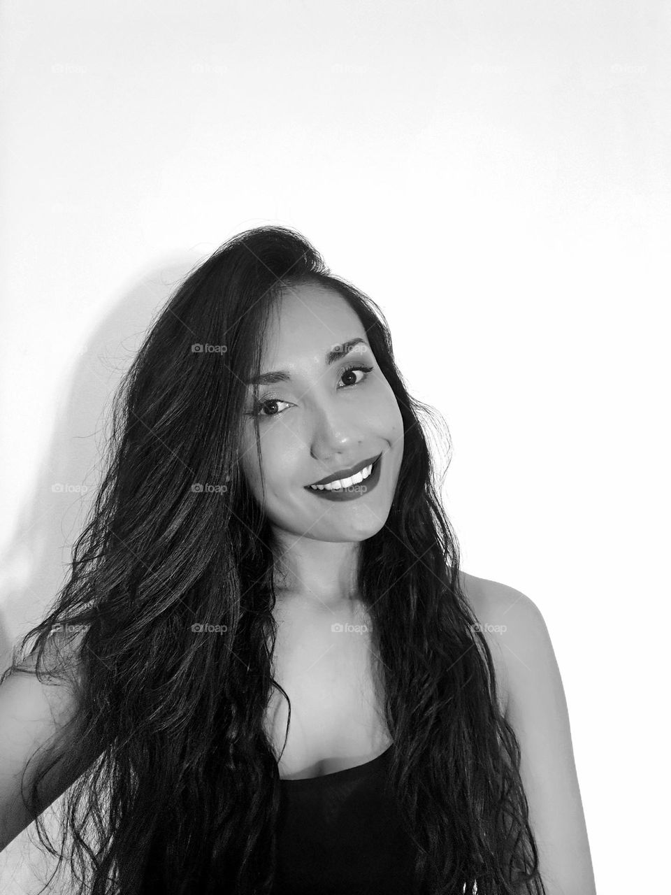 Smile moments in black and white 