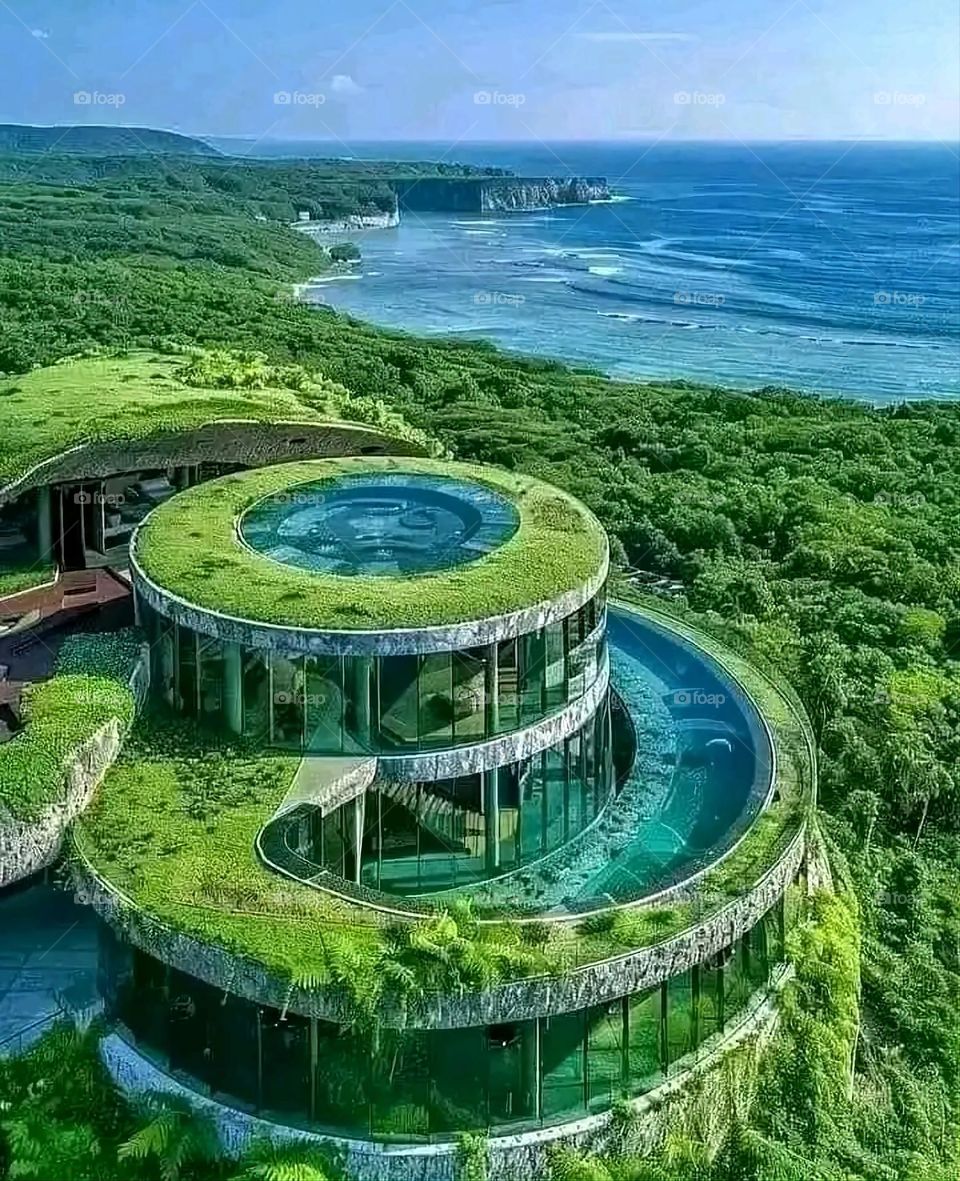 A stunning view of green mountains covered in fog in Yemen