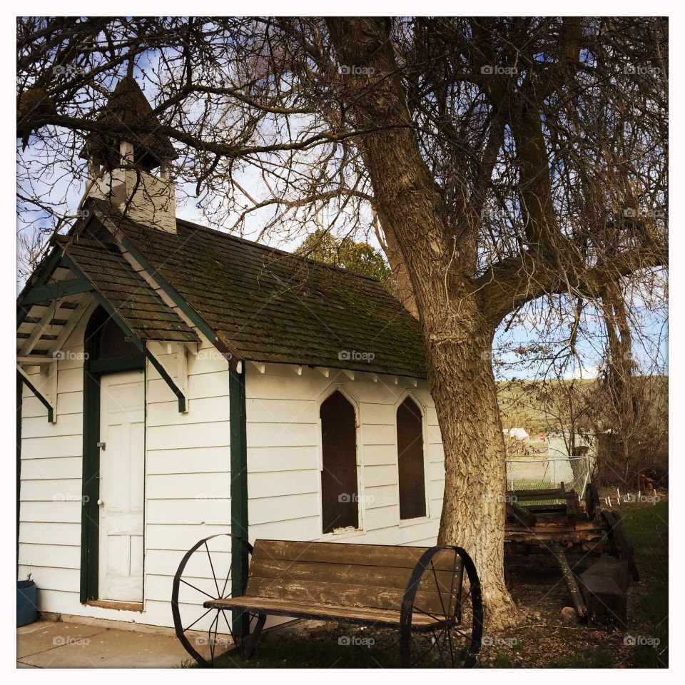 Ghost town chapel