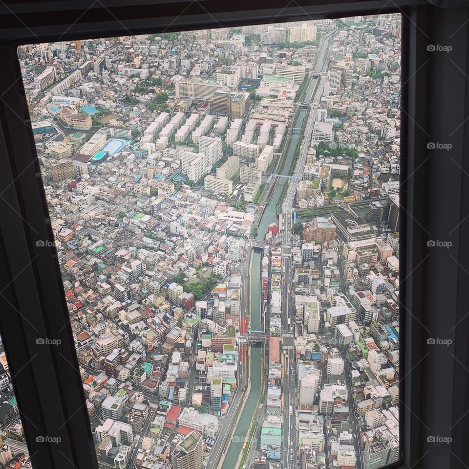 Tokyo below