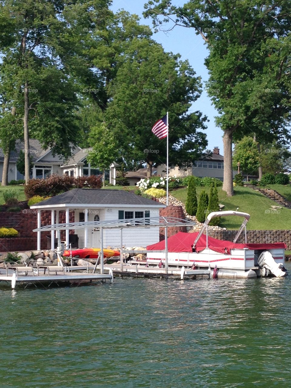 Patriots . Boat house in Battle Creek 