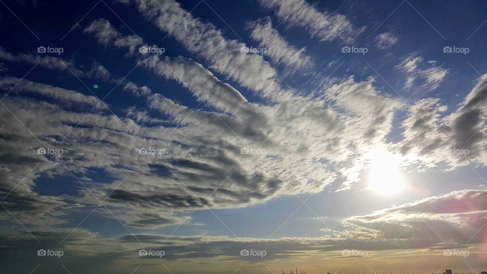 cloudy streaks