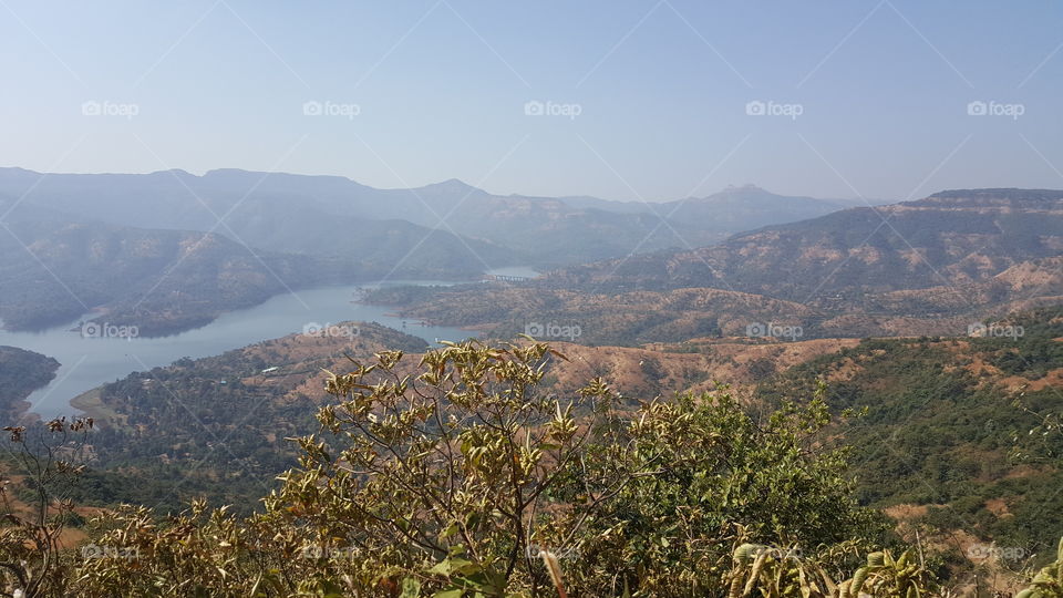 Mountain Range Lake View