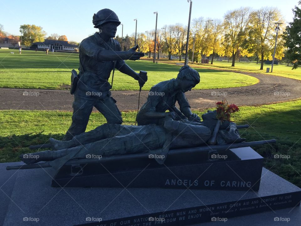 Angels of Caring Statue 