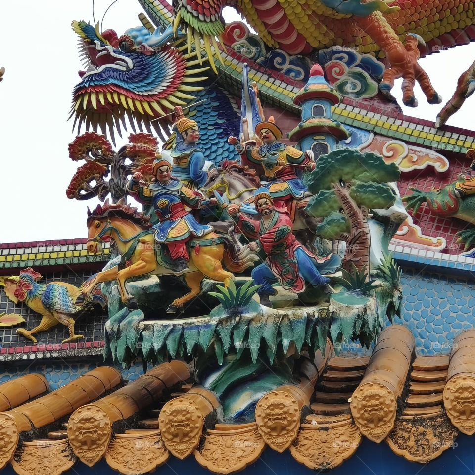 The beauty of temple architecture in Taiwan