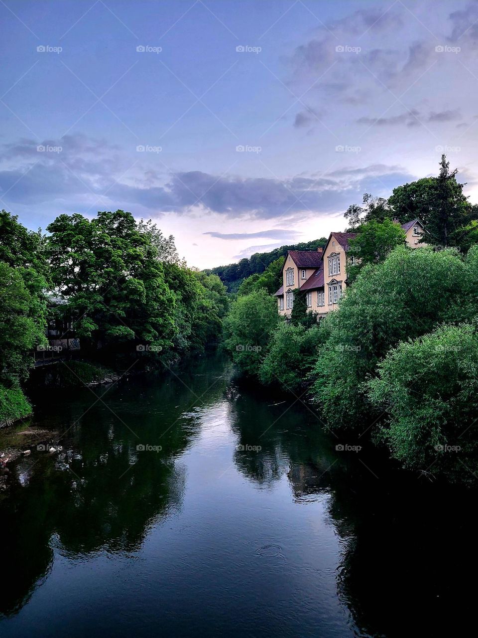 Am Kocher ( Fluß) Schwäbisch Hall