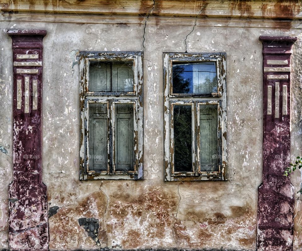 Old, Abandoned, Dirty, Wall, House