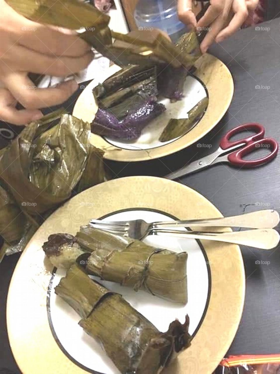 Sweet Glutinous Rice with Chocolate