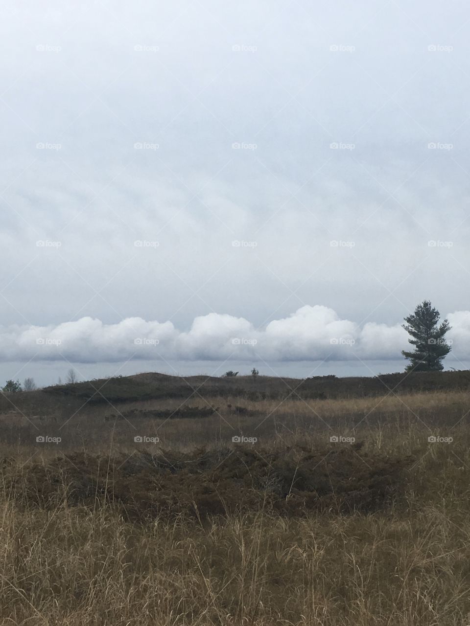 Clouds and dunes