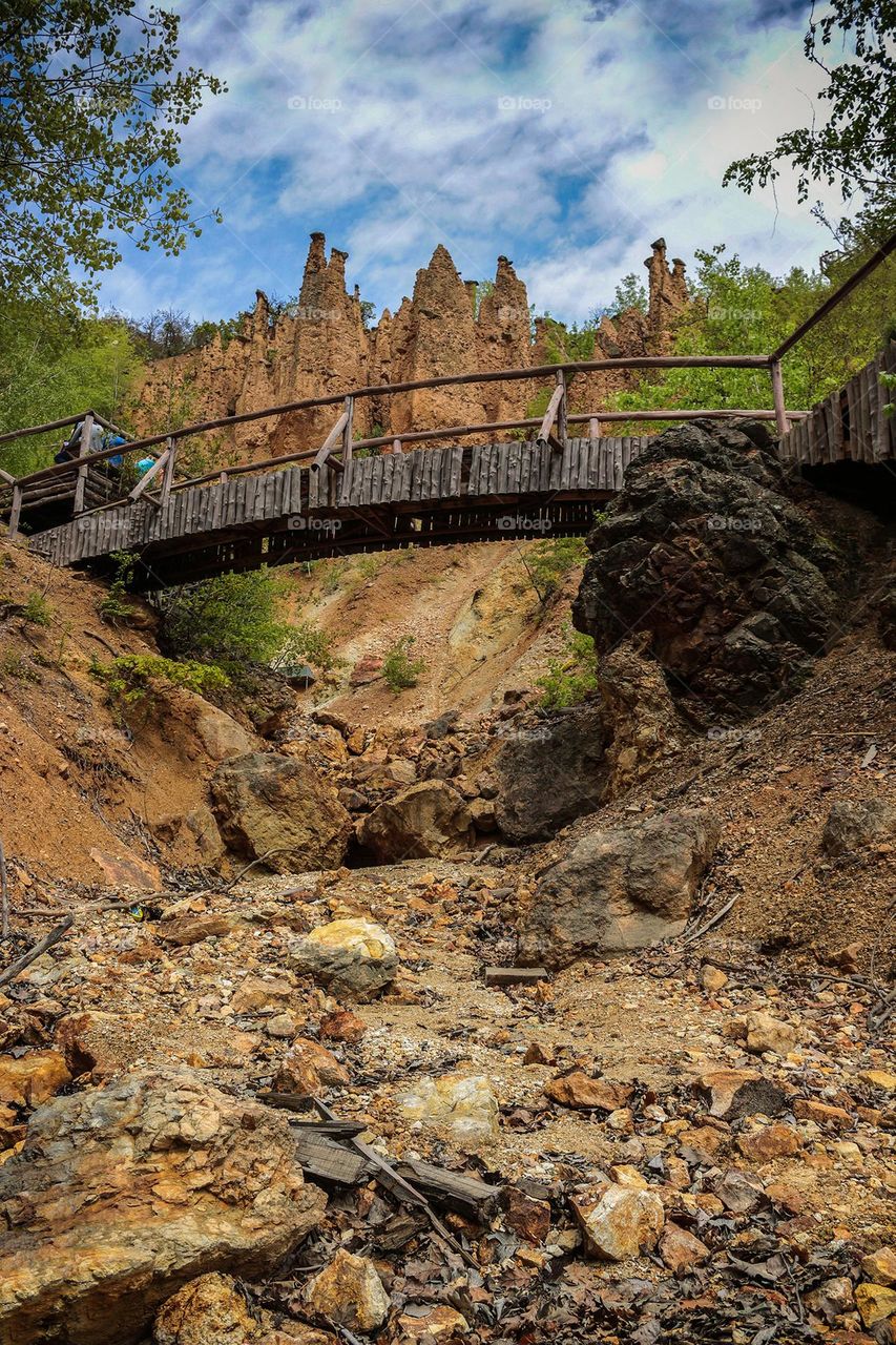 Devil's town erosive sculptures