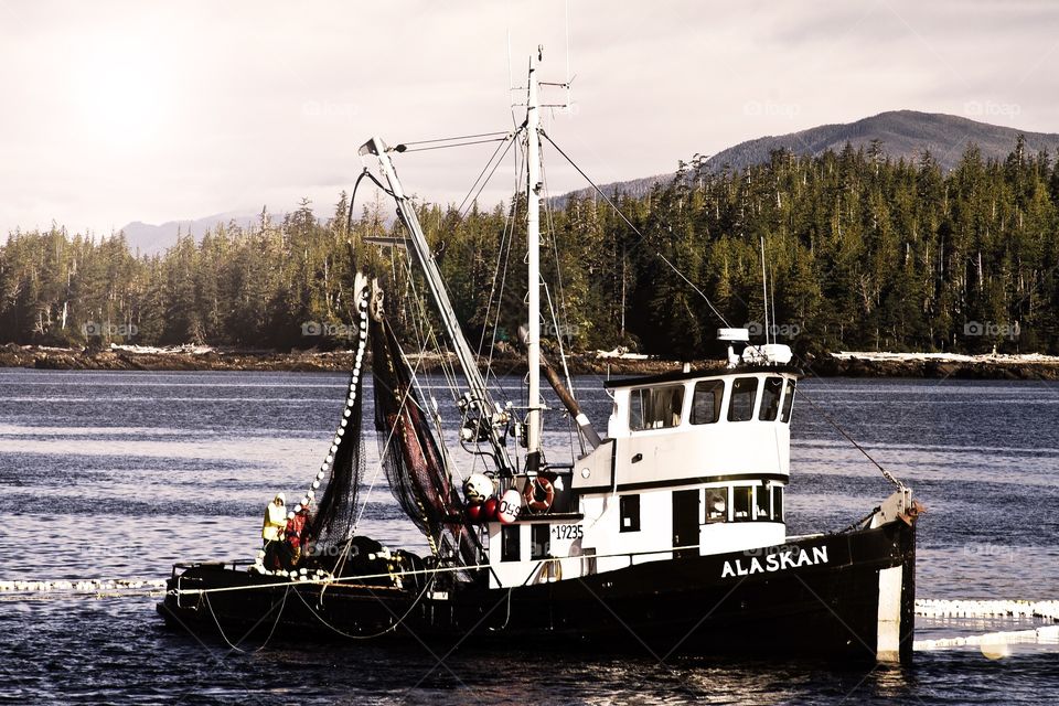 Fishing boat in Alaska 