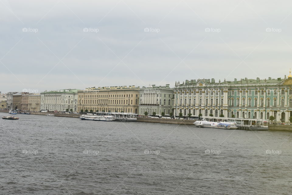 Neva river, Saint Petersburg, Russia