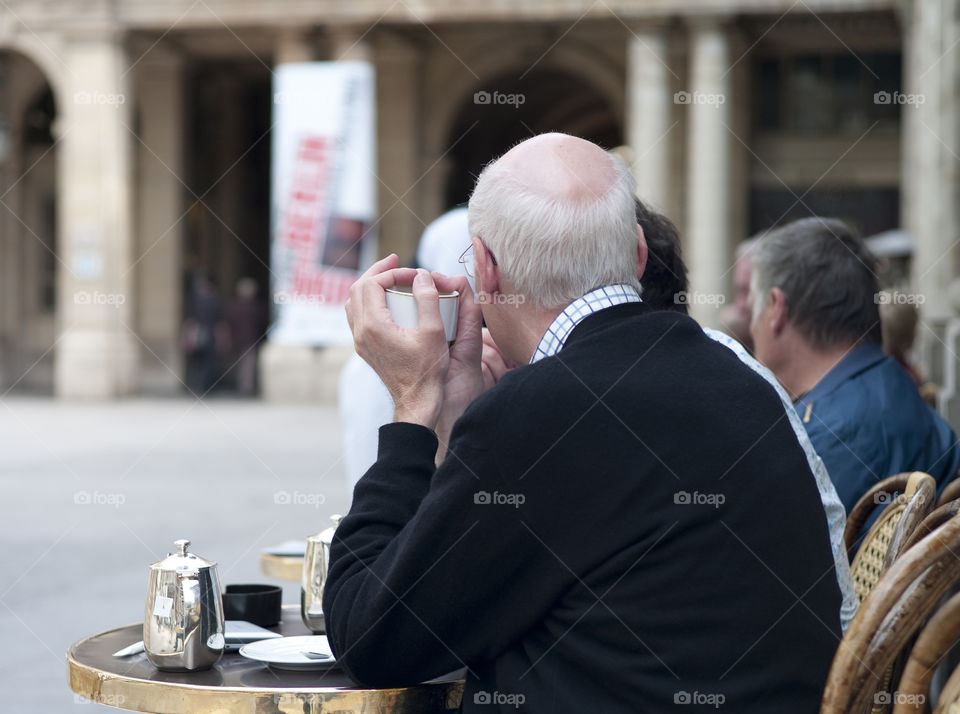 Elegant tea in paris