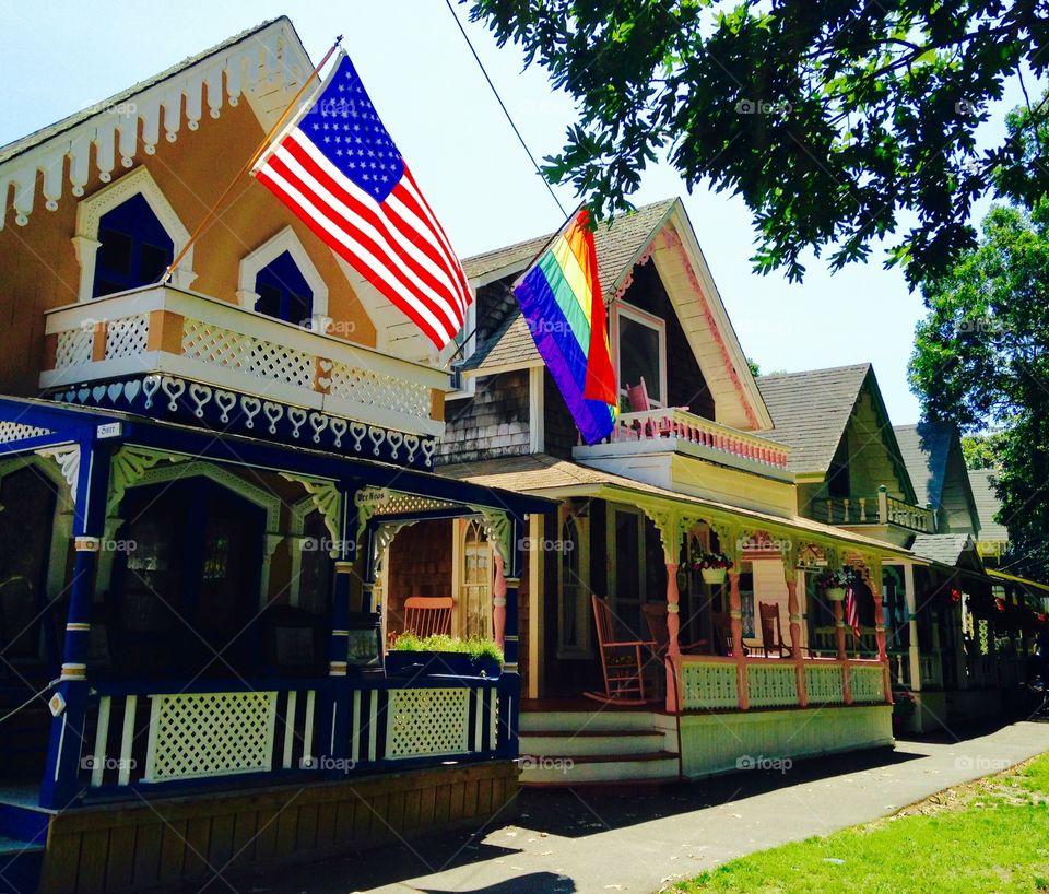 Gingerbread Houses, Martha's Vineyard 