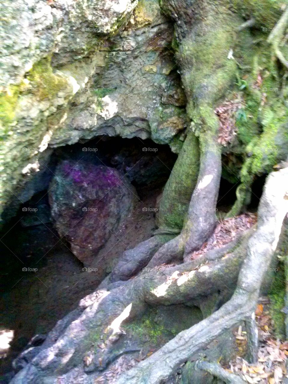 heading underground. entering underground cave system