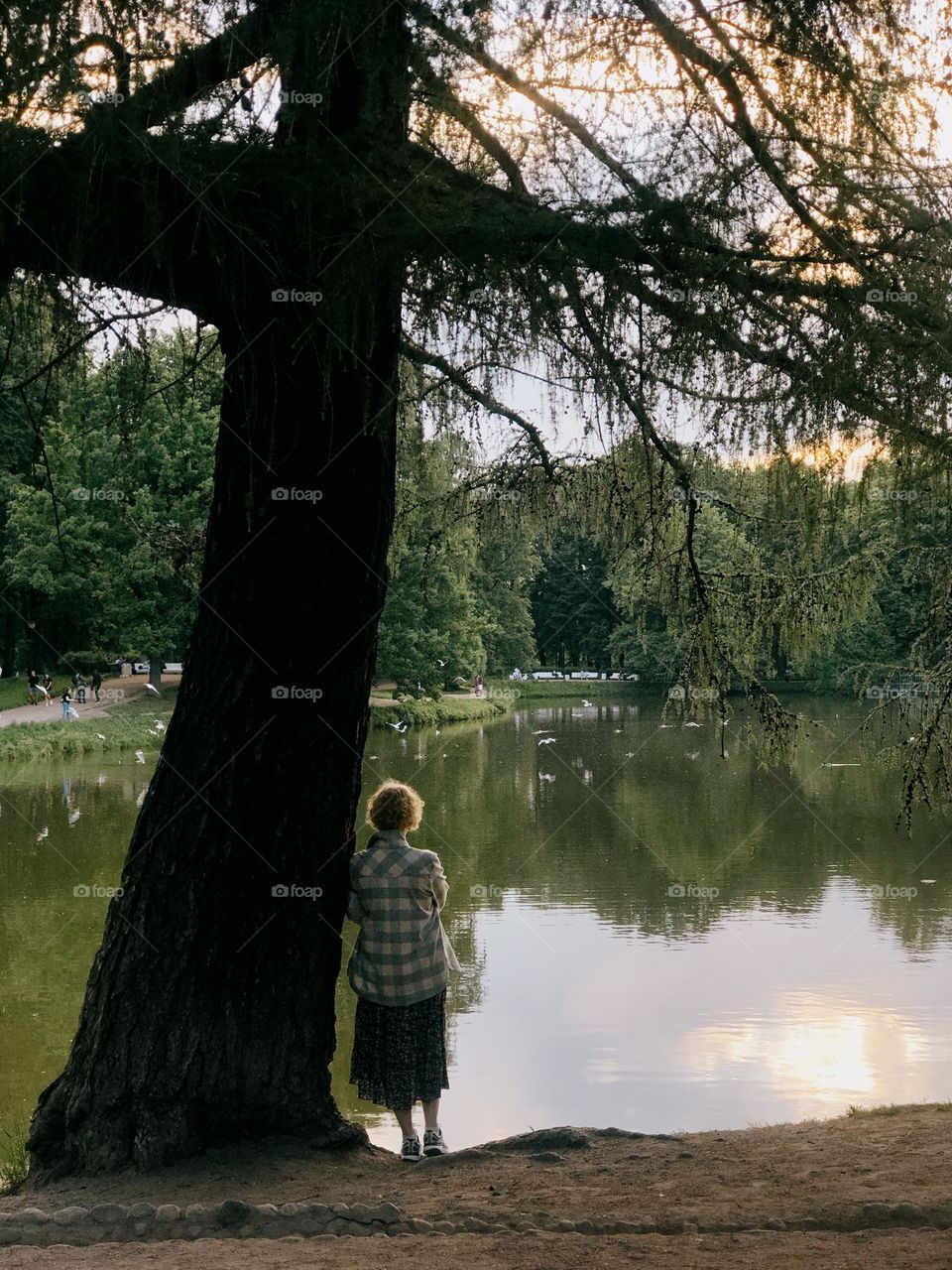 Woman in the park 