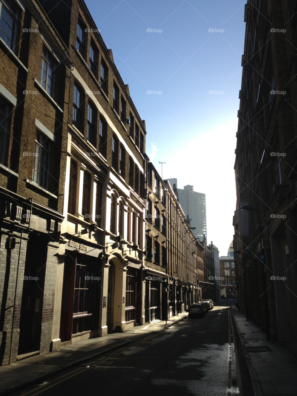 street morning london blue sky by signals